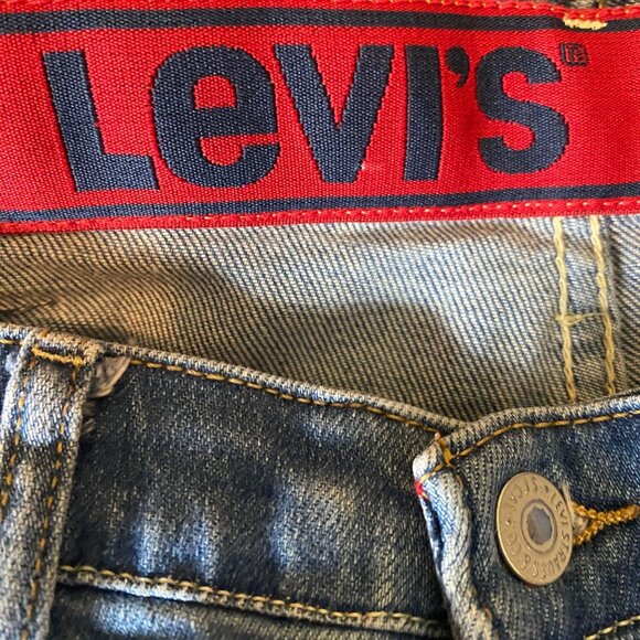 Levi's 514 18 Reg 29x31 Waist Adjusters Denim Jeans - Picture 3 of 6